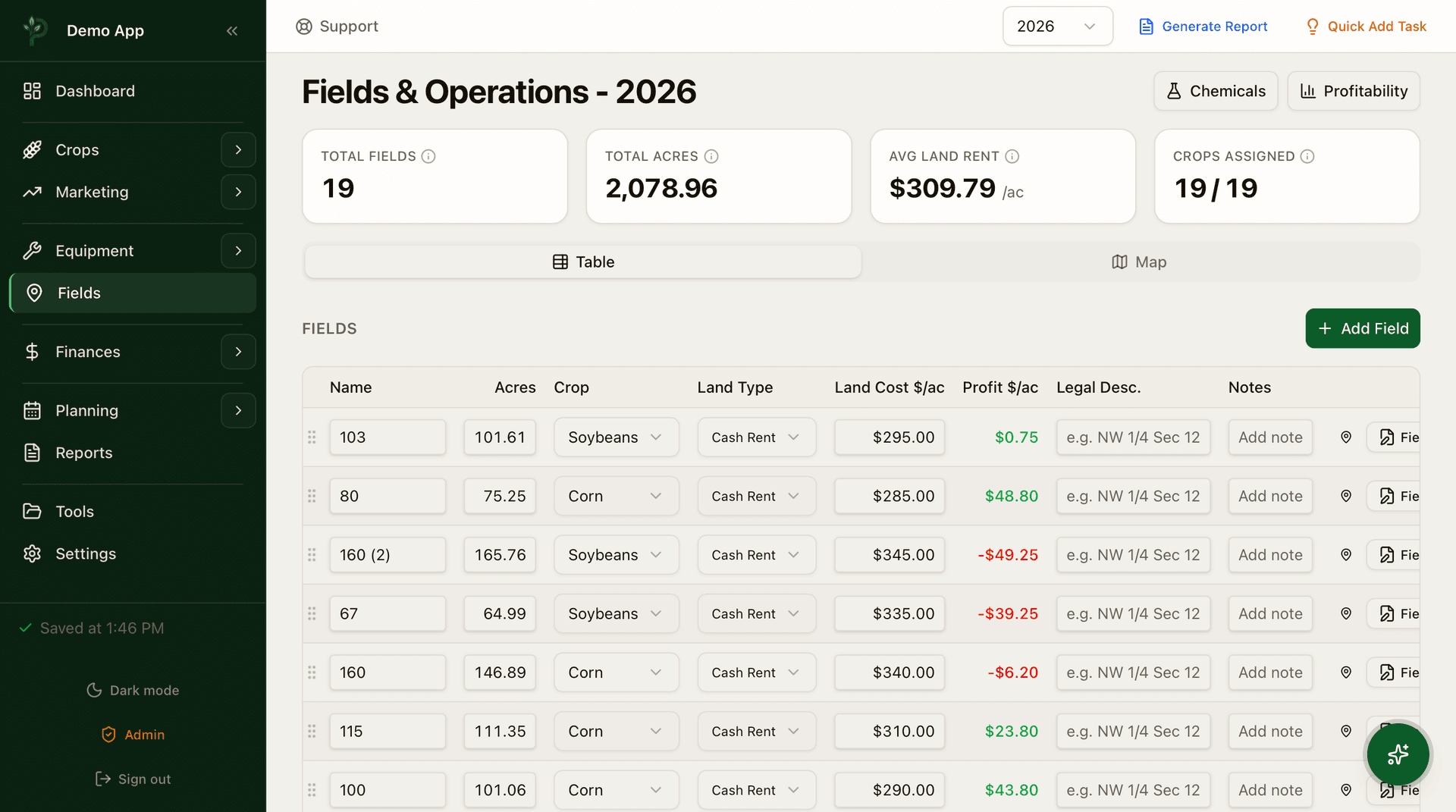 Field Management & Mapping
